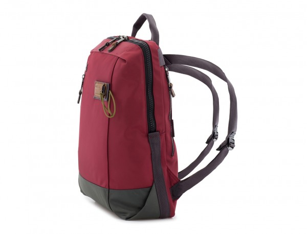 backpack in red side