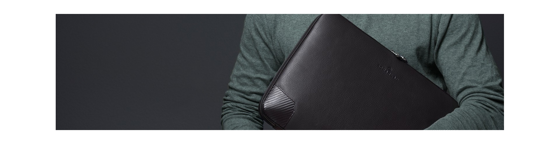 Leather Customizable Portafolios for Laptop
